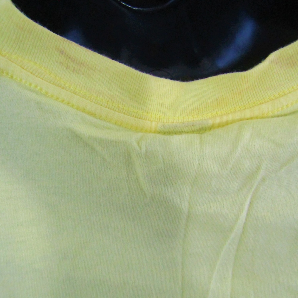 Obey Fringe Crop Yellow Top Small - Picture 6 of 8